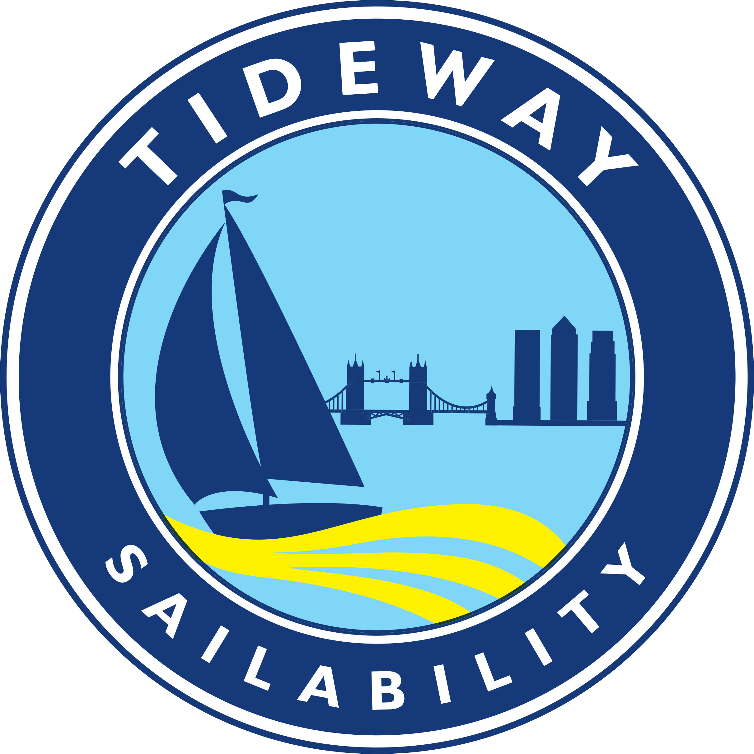 Disability sailing in central and SE London logo