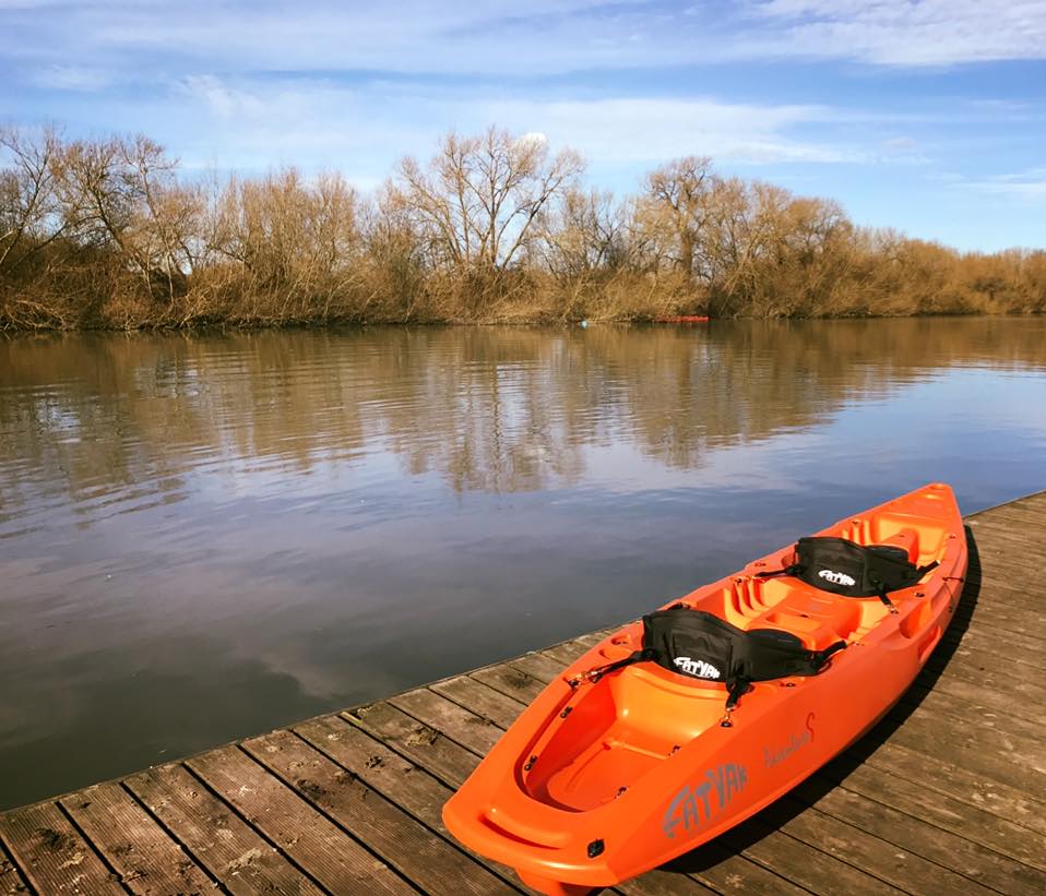 One of our Tandem sit-on-top kayaks