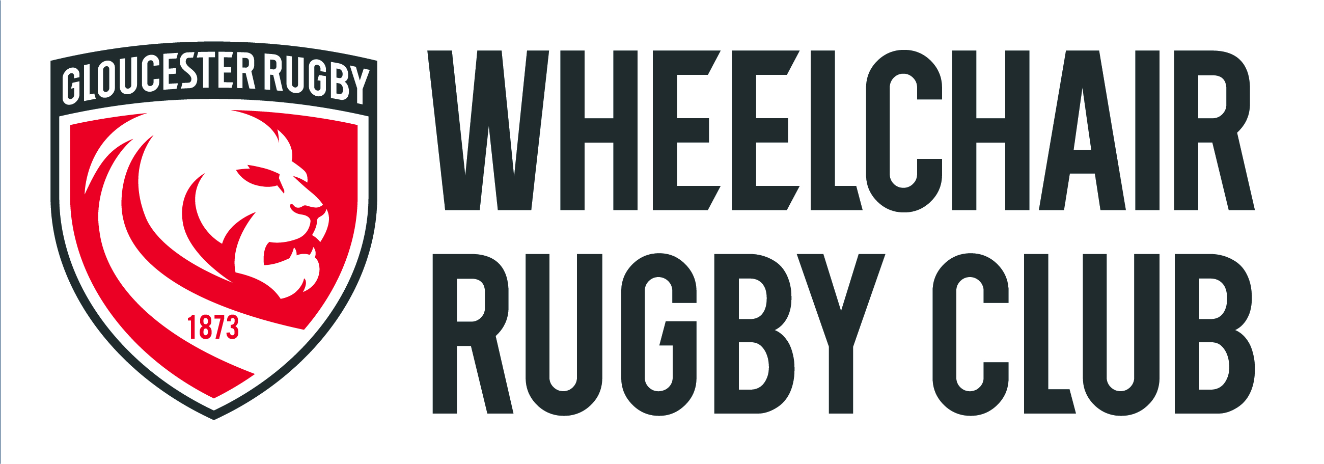 Gloucester Rugby Badge with Wheelchair Rugby Club 