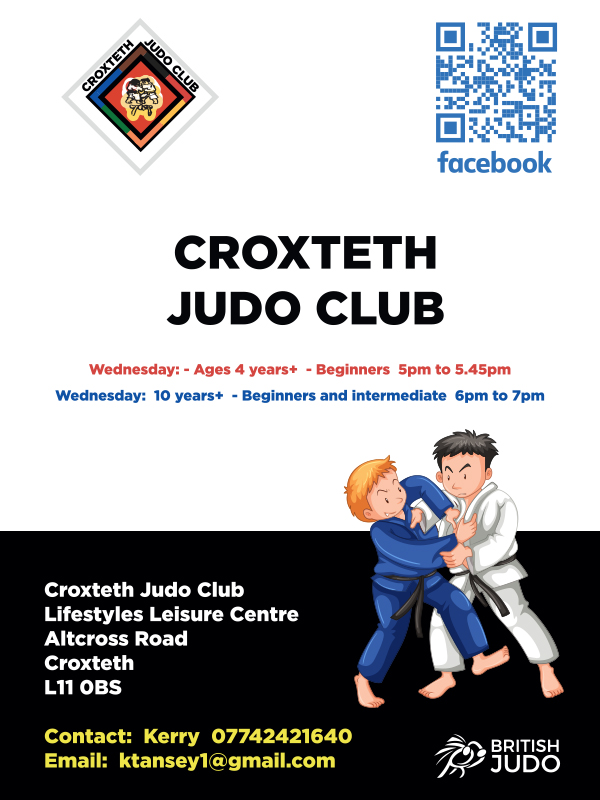 Croxteth Judo Club flyer