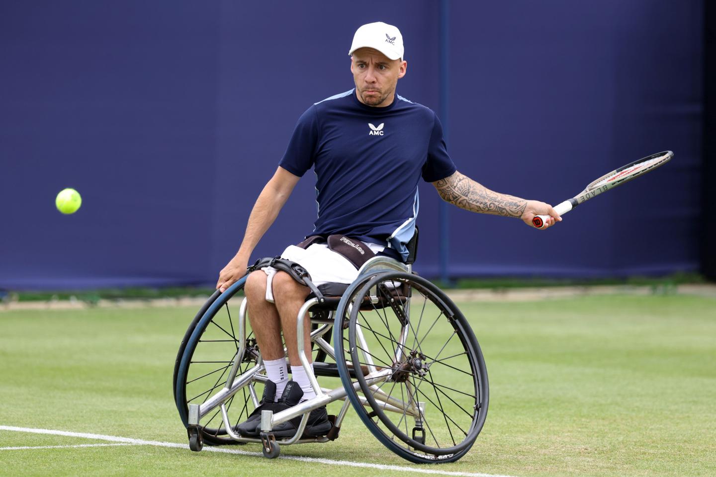 Andy Lapthorne - Wheelchair tennis athlete, mid return at Wimbledon 2023