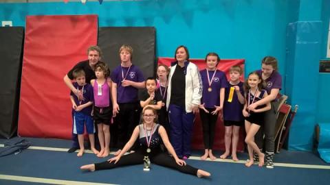 Disability gymnasts who competed for the club