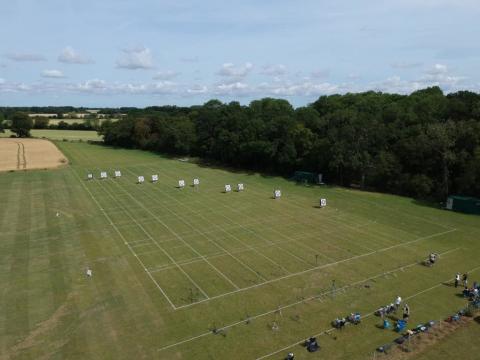 Braintree Bowmen archery club outdoor range