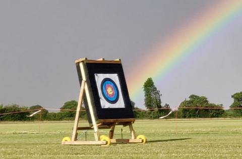 Always a rainbow at the end of the Archery Range.