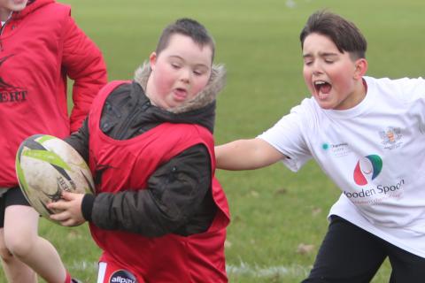 Mixed ability rugby at Longlevens Rugby