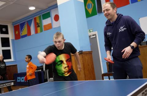 Brighton Table Tennis Club - doubles game