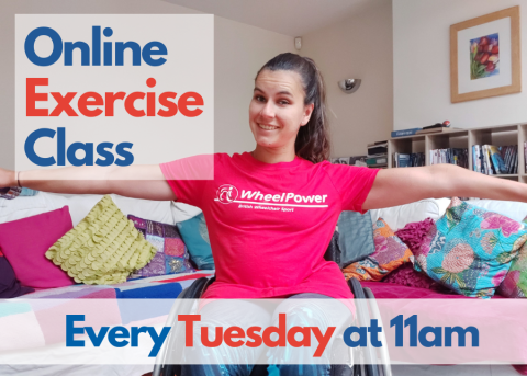 FREE Online Exercise Class with WheelPower/Ella Archer