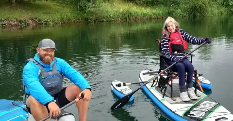 iPaddle inclusive and adaptive paddling