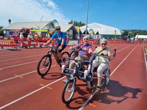 Inclusive cycling centre