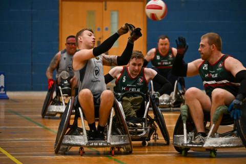 Wheelchair Rugby Training