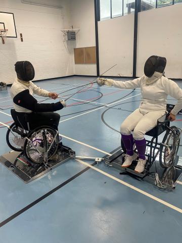 Wheelchair Fencing