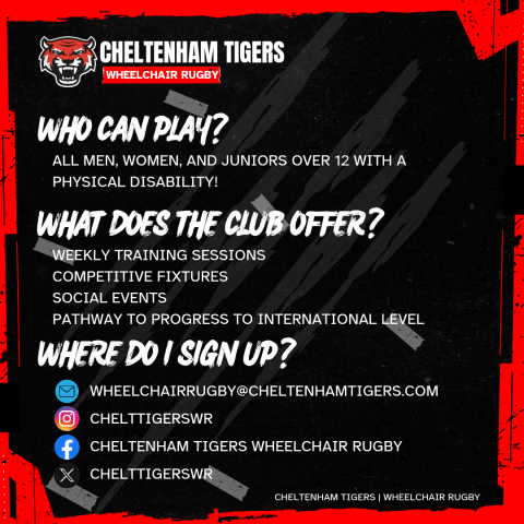 Cheltenham Tigers Wheelchair Rugby