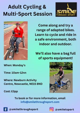 Adult Adapted Cycling Session