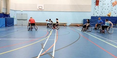 Wheelchair basketball club