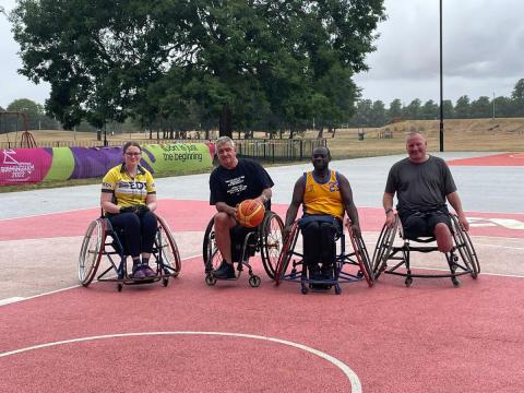 Wheelchair basketball club