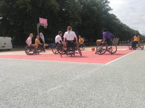 Wheelchair basketball club