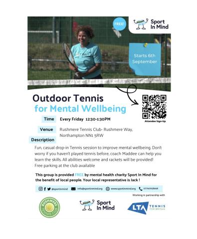 Tennis for Mental Wellbeing