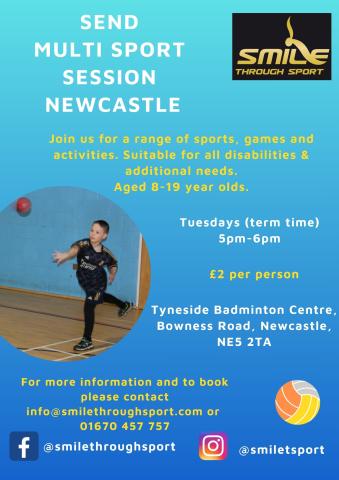 SEND Multi-Sport Session - Newcastle