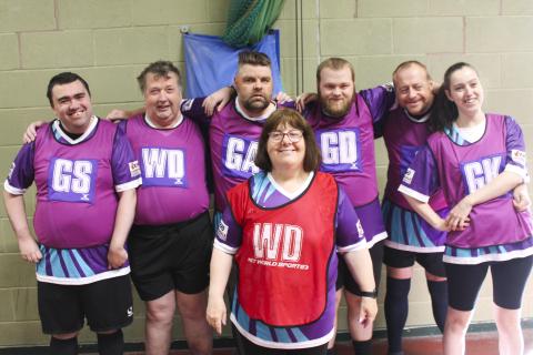 Netball for adults with a disability