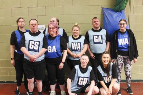 Netball for adults with a disability