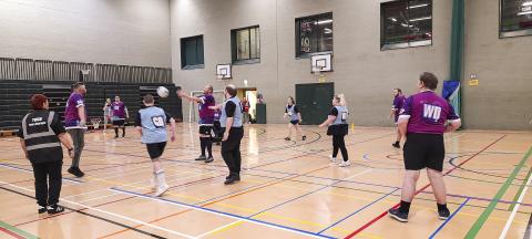 Netball for adults with a disability