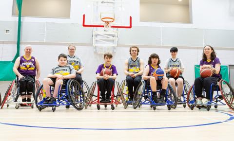 Wheelchair Basketball Club for ages 5+