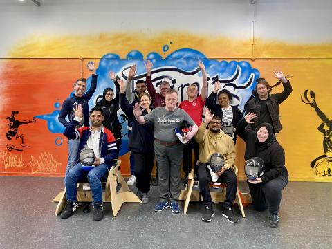 Sunnah Sports inclusive fencing - full group shot