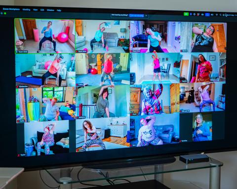 Accessible and adapted exercise online