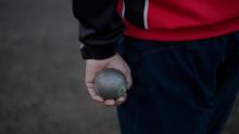 a petanque ball