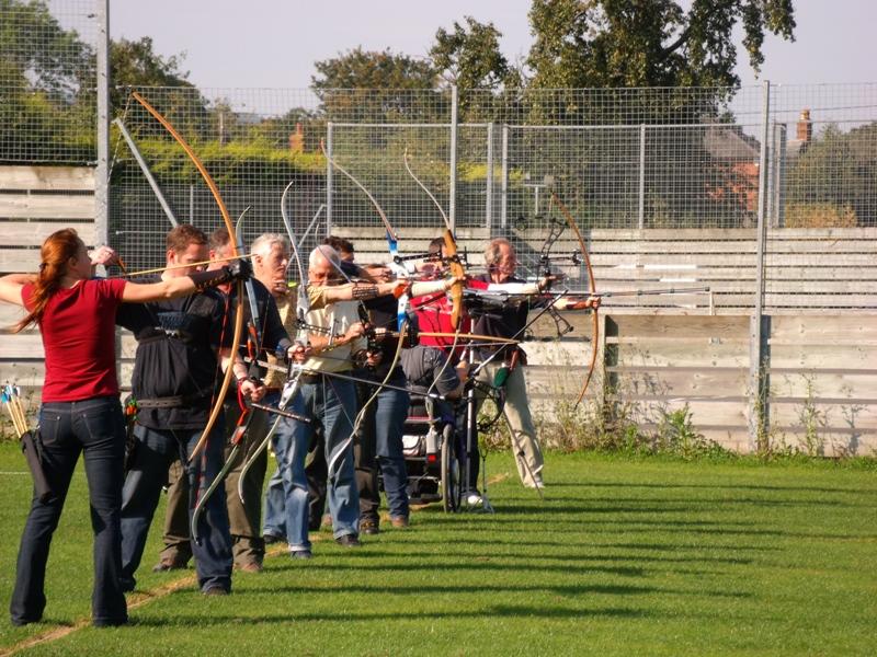 Shooting outside at Archers of Teme