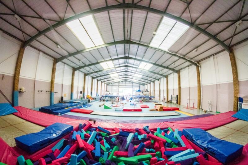 Our lovely centre with numerous trampolines, sprung floor and a foam pit!