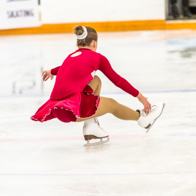 Skater at competition