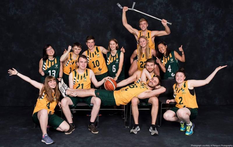 A photo of the University of Nottingham Wheelchair Basketball club.