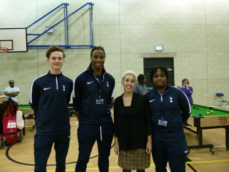 Spurs Foundation coaches & LBWF Councillor 