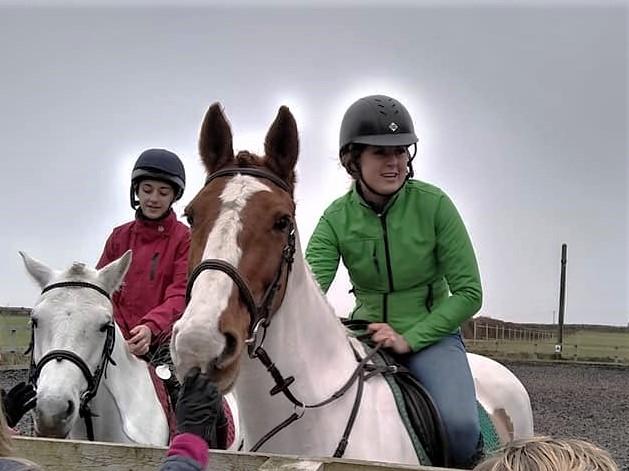 Volunteers demonstrating on our Family Day at the Farm
