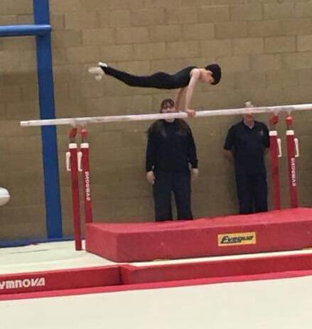 Spartac gymnastics club Artistic gymnast on P bars