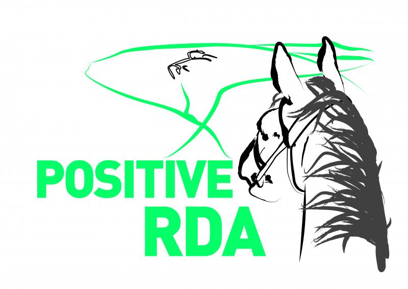 Logo of new RDA group focusing on people with life changing illness and injuries who want to ride and be with horses