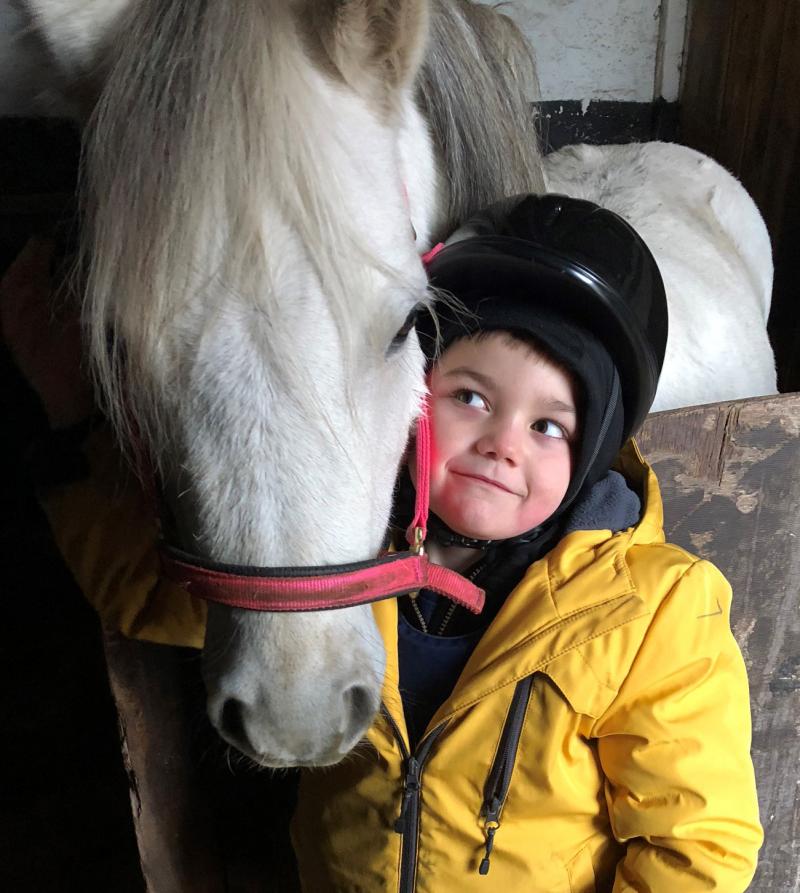 One young rider's first experience