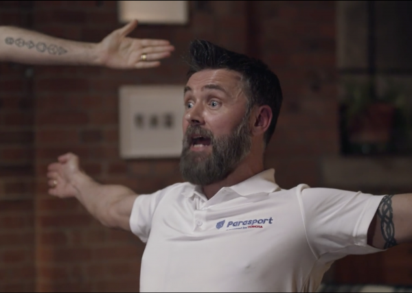 Parasport home workout leader Kris Saunders-Stowe