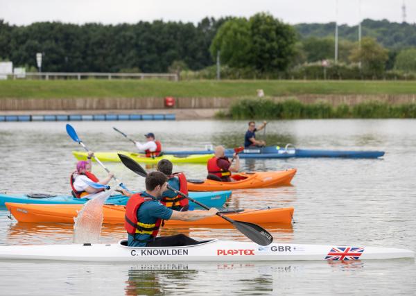 Inclusive kayak session